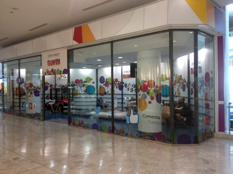 Gran Vía lanza la «Zona tablet»