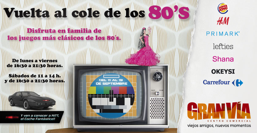 Vuelta al cole de los 80’s