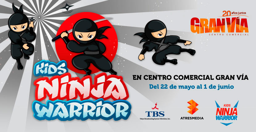 ¡Ninja Warrior Kids llega a Gran Vía!
